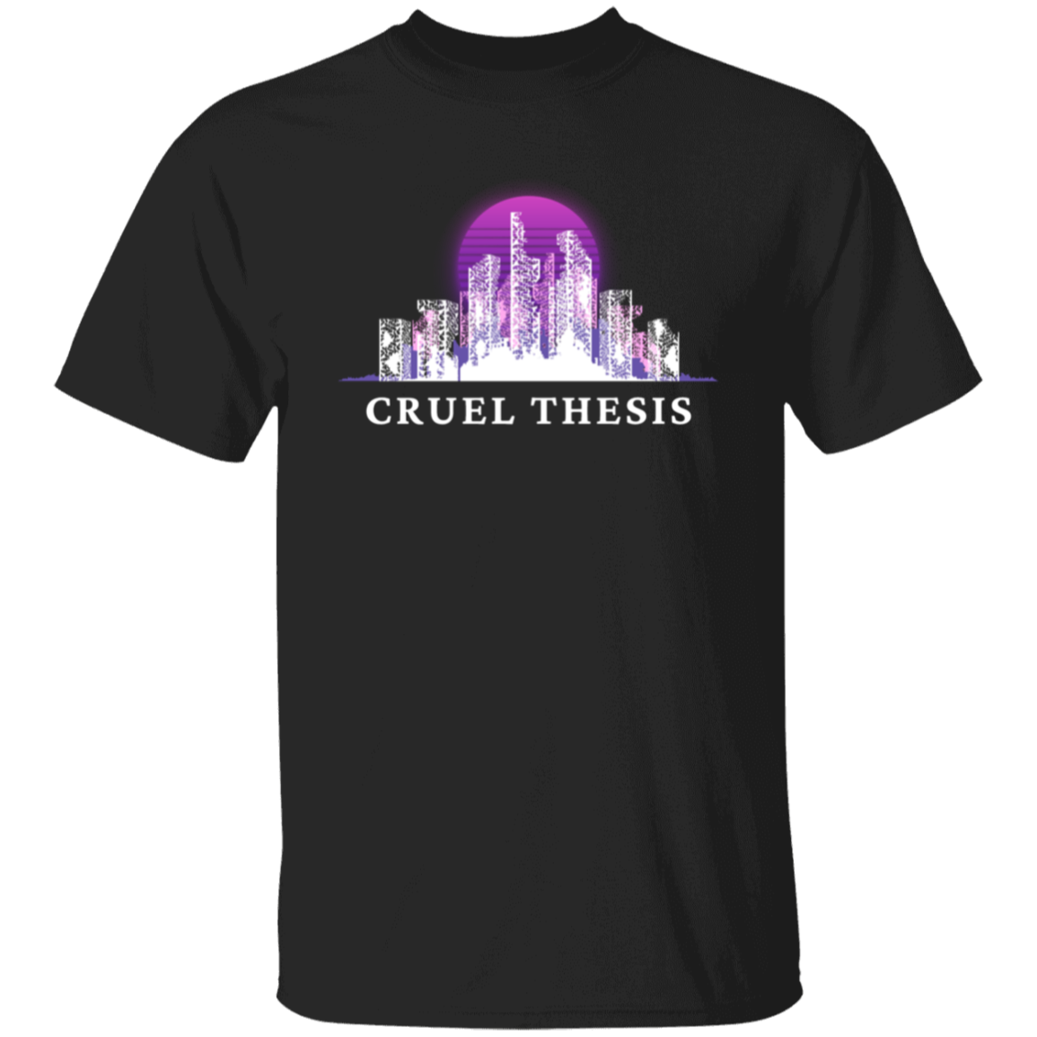 Cruel Thesis Anime T-shirt | Season 1: Skyline Lavender